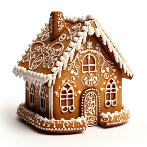 christmas-gingerbread-house-isolated-on-white-background-free-photo